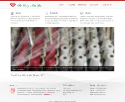 The Ruby Mills Ltd. – India